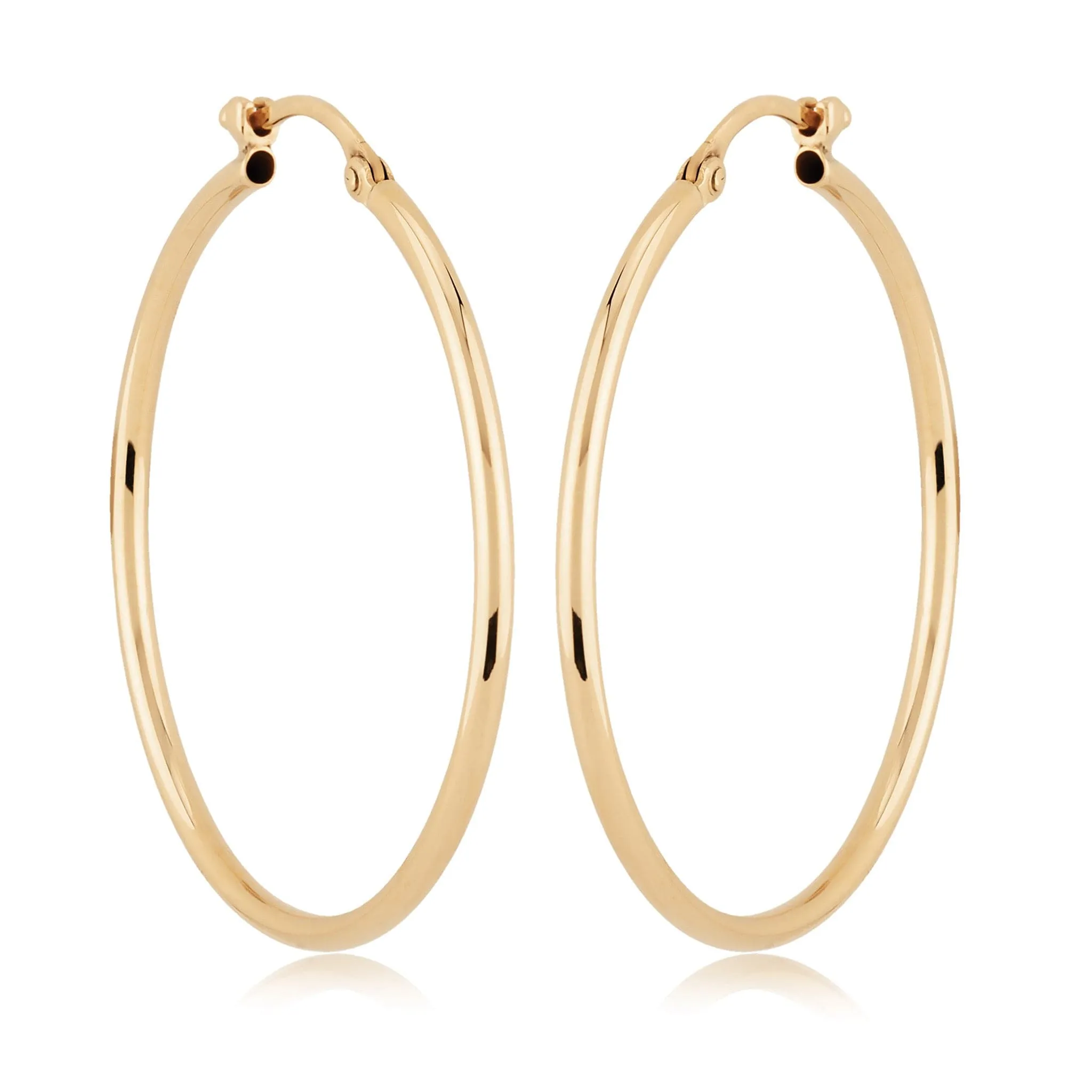 The Classic Gold Hoops in 1.5mm