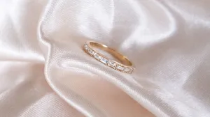 The Lab Grown Baguette Diamond Band Ring