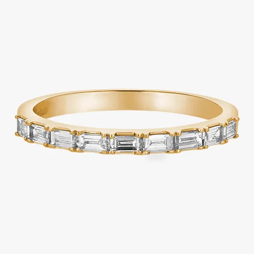 The Lab Grown Baguette Diamond Band Ring