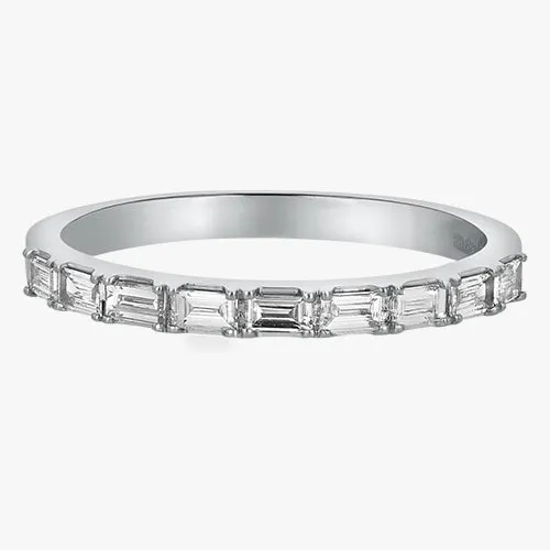 The Lab Grown Baguette Diamond Band Ring