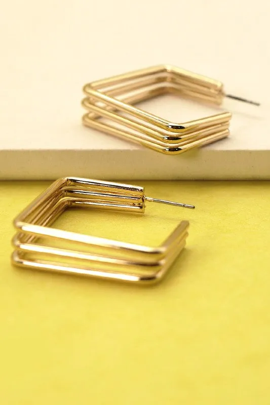 Tri Square Hoops