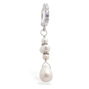 TummyToys® Freshwater Pearl Journey Navel Jewellery