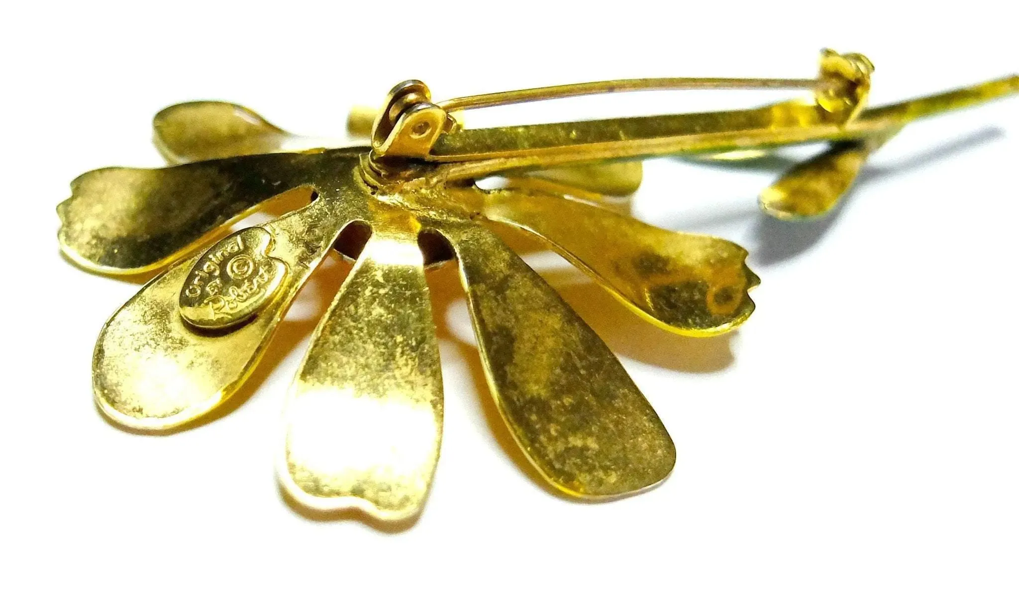 Vintage 1950s "Originals by Robert" Flower Brooch